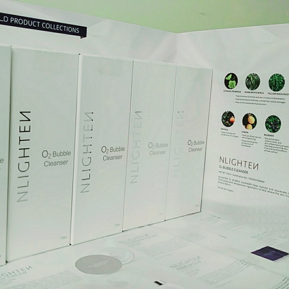 Nlighten O2 bubble cleanser